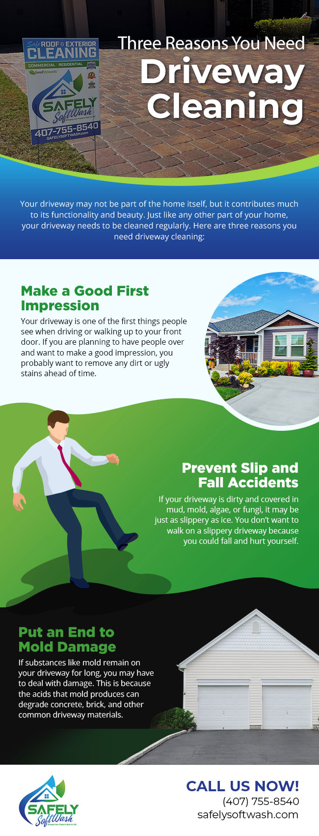 Three Reasons You Need Driveway Cleaning