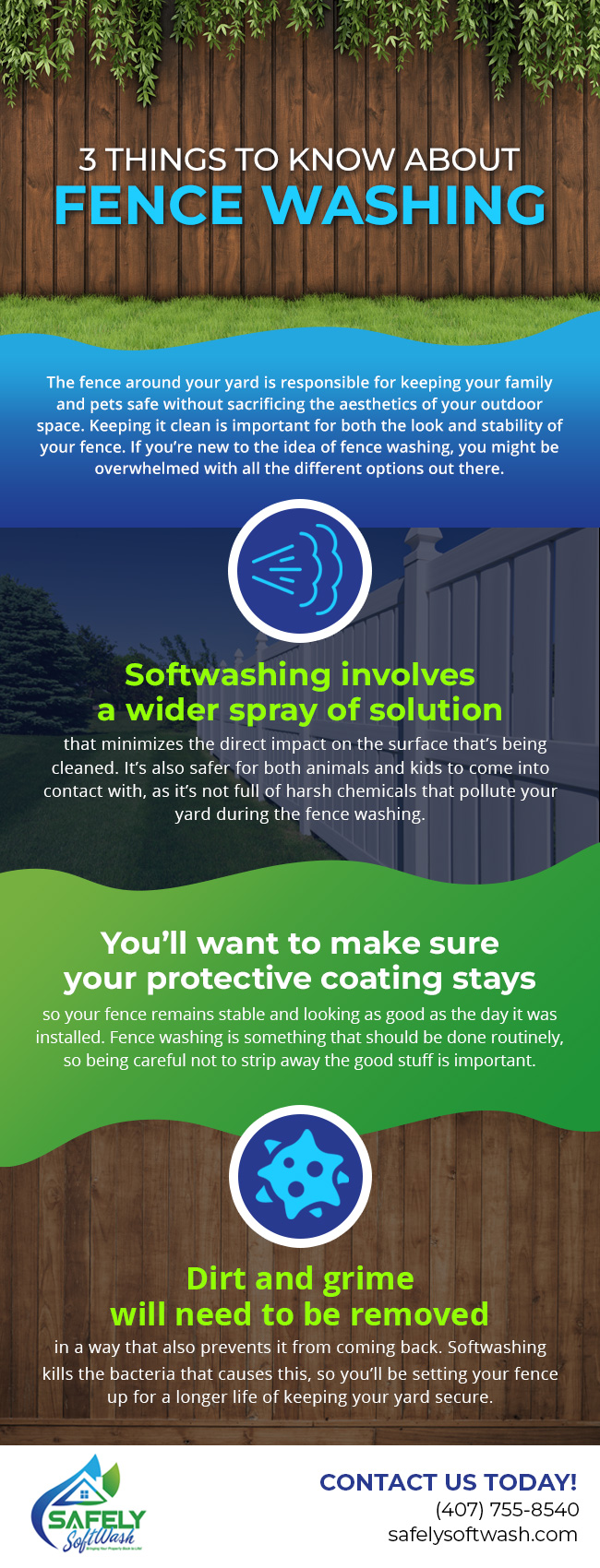 3 Things to Know about Fence Washing [infographic]